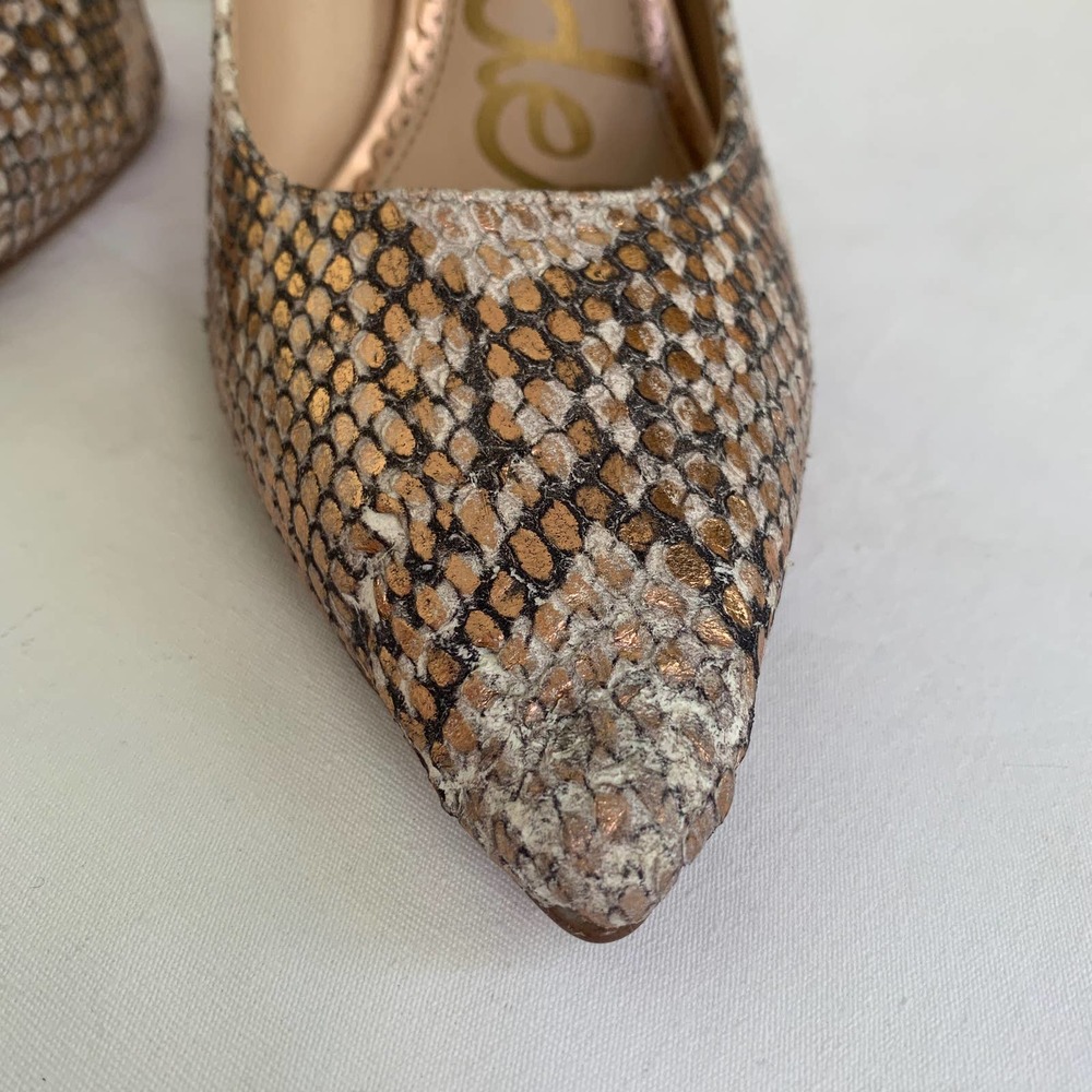 Sam Edelman Hazel Pump Rose Gold Size 6 - Picture 11 of 11